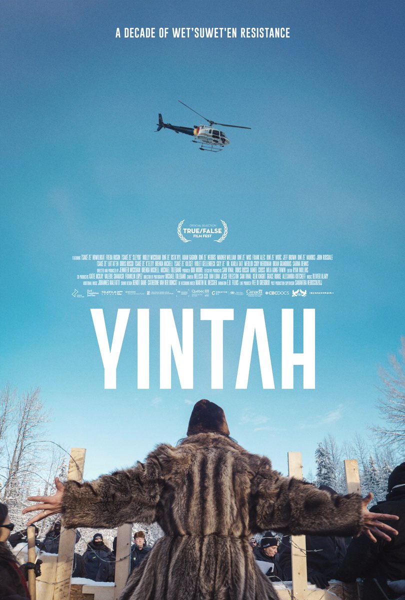 New work! Key art for the documentary #Yintah, directed by Michael Toledano, Jennifer Wickham, and Brenda Michell #wetsuweten @yintahfilm @truefalse
