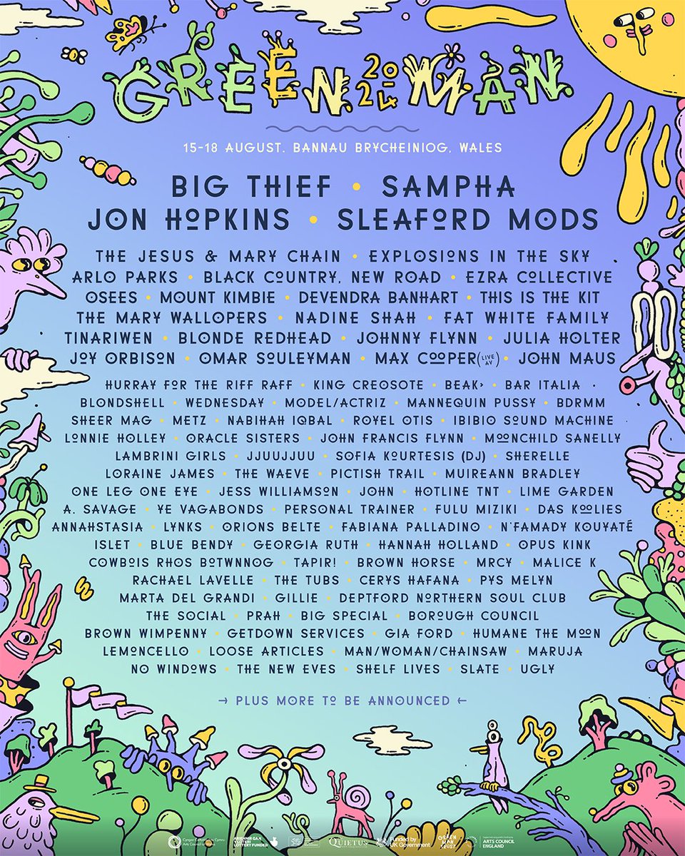 .@MartaDelGrandi, @Islet & @PictishTrail are playing @GreenManFest!! 💚 greenman.net