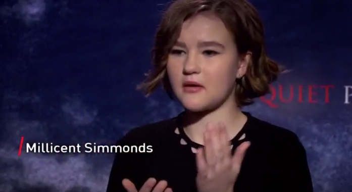 DeafNewsToday's tweet photo. Happy Birthday, Millicent Simmonds! The deaf actress was born on this date (March 1) in 2003. https://t.co/xzmsBH65ub #MillicentSimmonds #deaf https://t.co/AxSJUikoI7