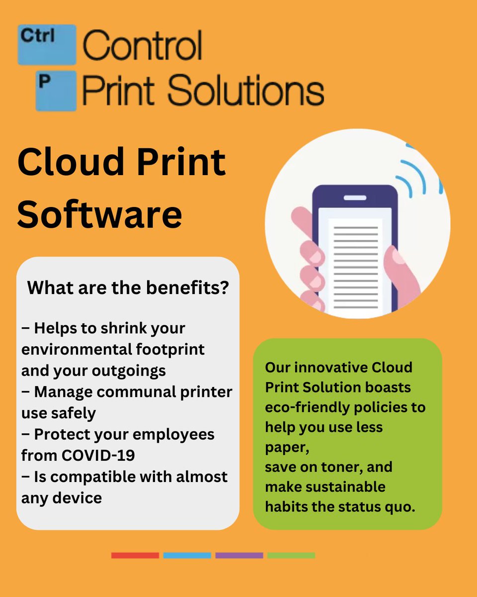 Ctrl_Print_Ltd's tweet image. Our Cloud Print Solution is truly a ‘print from anywhere’ solution that enables you to streamline your print infrastructure, eliminate print servers and incorporate several cloud technologies in one simple step.

Learn more at ctrl-print.co.uk/cloud-print/

#PrintSolutions #CloudPrint