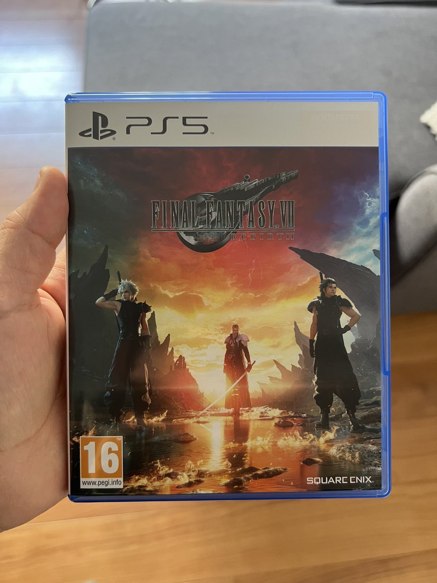ChokotocoGamer's tweet photo. A bit late to the party but I’m ready!
🔥🔥🔥🔥🔥

One of those games where u NEED to have it physical 🥰

#FF7R https://t.co/Lo9kZJ33v6