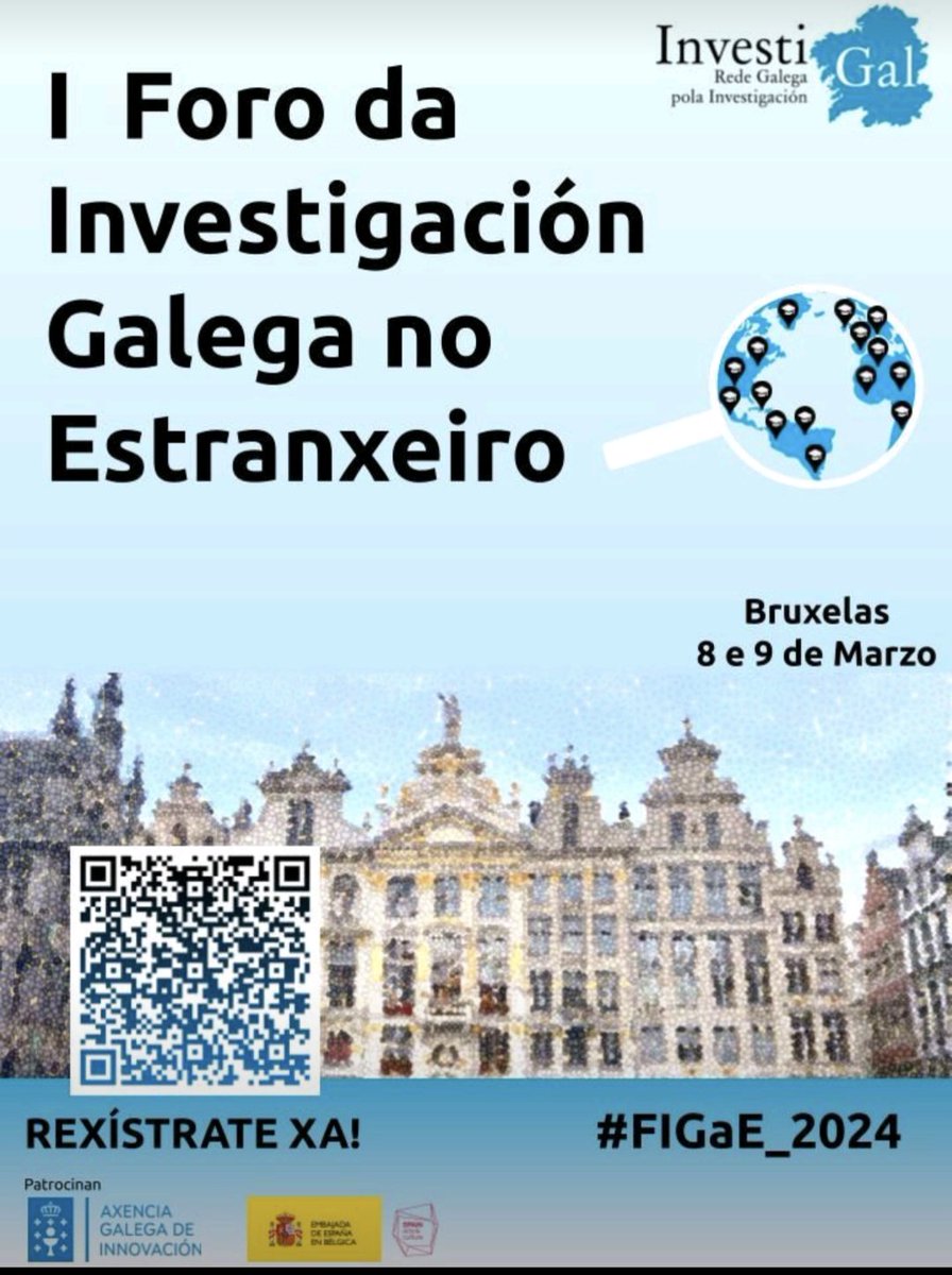 InvestiGal's tweet photo. 📢 A semana que vén (días 8 e 9 de marzo) estaremos en Bruxelas co #FIGaE_2024 e queremos contarvos todo o que vai traer consigo. Vai fío!🧶 https://t.co/kqkqFYdABK