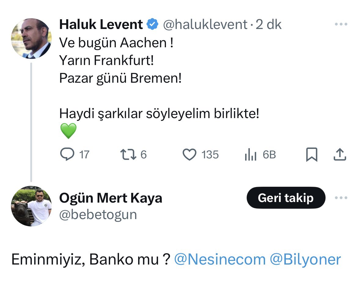 haluklevent's tweet photo. Ülen :) https://t.co/rIkpsOHDzT