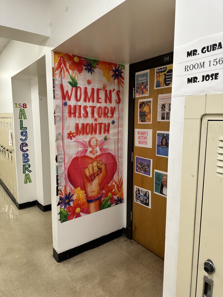 kklukas1's tweet photo. “Don’t just stand for success other women-insist on it.” - Gail Blanke
Thanks to Jose Sandoval we are ready for Women’s History Month🩷 @DrJLAnderson @DrNavarre https://t.co/rpSpdI42FD