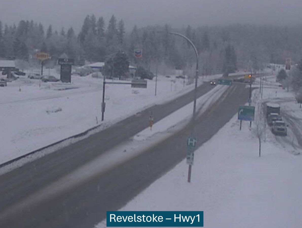 DriveBC's tweet photo. #TGIF! From sun to snow to rain - BC is getting all kinds of weather today. But no matter what the conditions are where you may be, be sure to drive safely and slow down. Here's a look around the province as of 8:06am.
#FortStJohn #Revelstoke #BellaCoola #BCHwy1 #BCHwy20 #BCHwy97 #BCHwy99