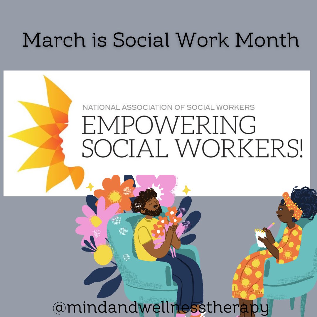 Happy Social Work month! #socialworkmonth #blacktherapist #blacksocialworkers