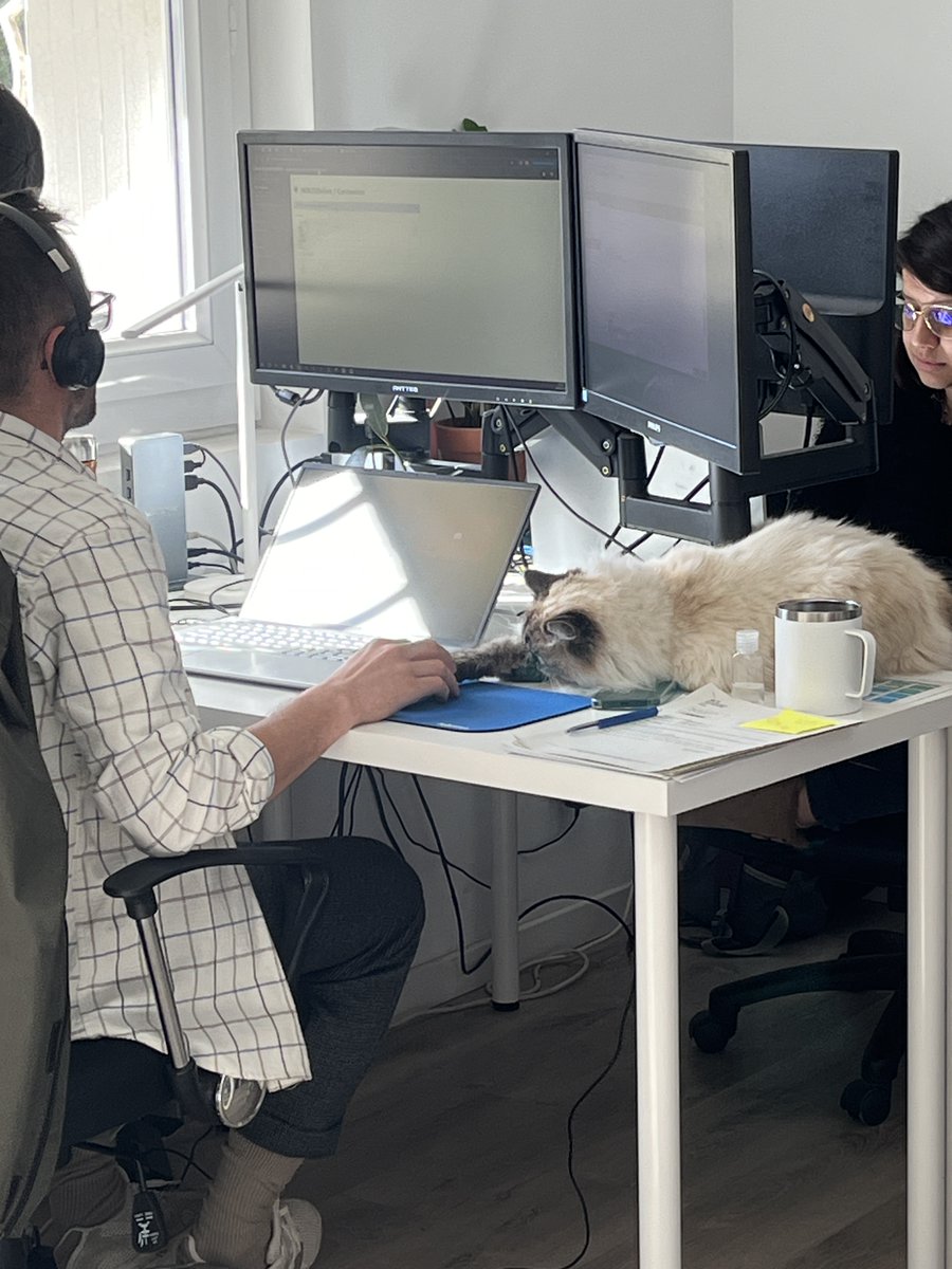 🐈 Chez SIMAX, nos collègues à quatre pattes sont de vrais super-héros du bien-être au travail ! 🐾

Ils sont là toujours près de nous, si le stress venait à frapper à la porte, pour pimenter les pauses-café et même pour nous motiver à être plus productif 😸

#chat #entreprise