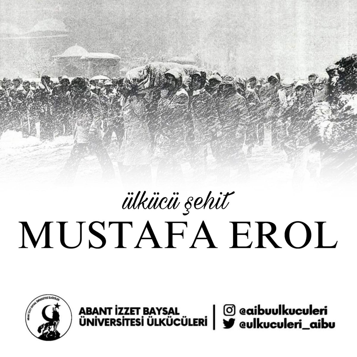 Bir fotoğraf karesi 55 yıllık hareketi ancak böyle güzel anlatabilirdi..

Onlar bizim çocuklardı, ocaklıydılar. Bayrak inmesin,ezan susmasın diye bu ocağa yıllarca gözleriyle su, göğüsleriyle ateş taşıdılar. Hepimiz gibi..

Ülkücü Şehidimiz Mustafa Erol ağabeyi rahmetle anıyoruz.