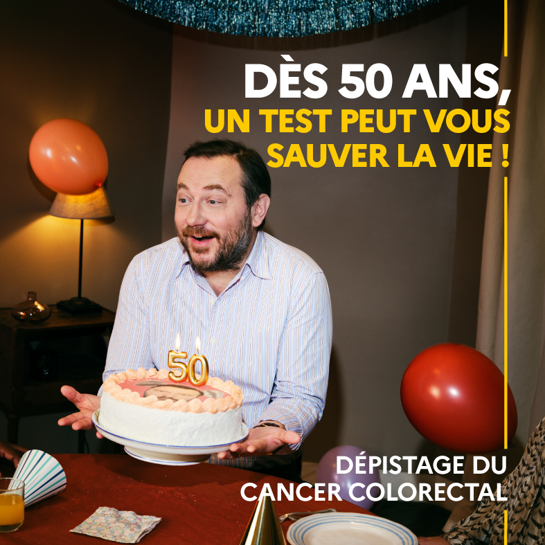 [#TOPDÉPART] du mois de sensibilisation au #dépistage du #cancercolorectal ! 🔵Le @CHUBordeaux s'apprête de bleu et vous propose de nombreuses actions tout au long du mois de mars ! 👉 Dès 50 ans le #dépistage c’est tous les 2 ans !