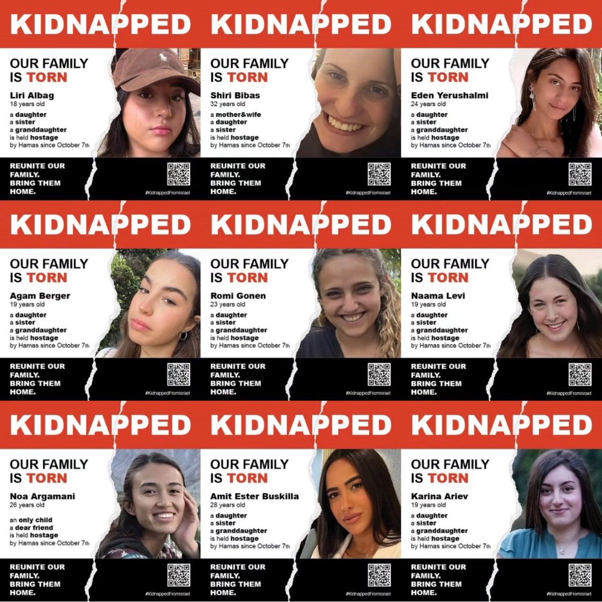 I don't want to hear anything about #WomensHistoryMonth unless we also mention the girls, women, and mothers who have been kidnapped in Gaza since 10/7. If you don't bring attention to them along with #WomensHistoryMonth, you don't care about women. It’s day 147!!! Say