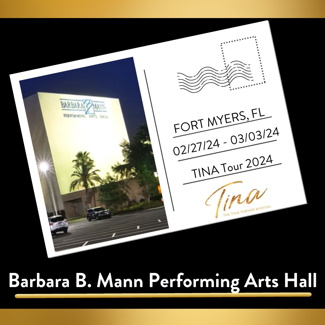 Y'all are coming to see us at Barbara B. Mann Performing Arts Hall, right? Yeah, y'all are coming 😁 #TinaOnTour