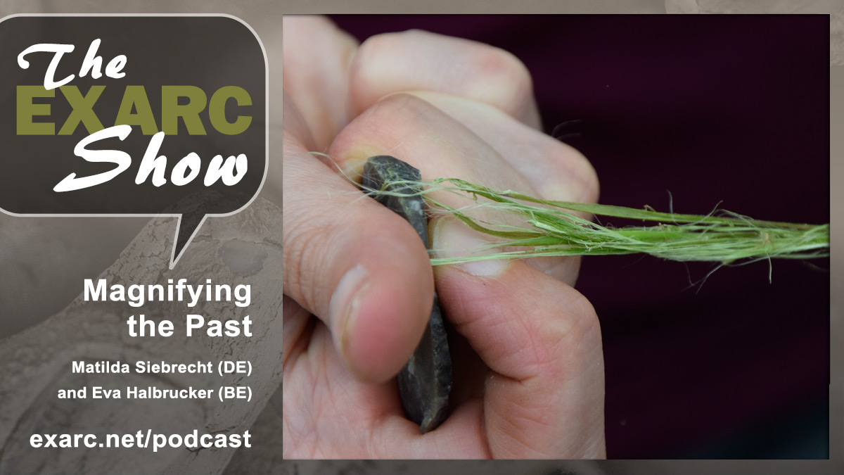 It's #FinallyFriday! Join us on this month’s episode for a deep dive into the world of microscopes and experimental reference collections. Listen to the podcast here! exarc.net/podcast/magnif… #exarc #experimental #archaeology #podcast #episode #listen #manufacts #microscope