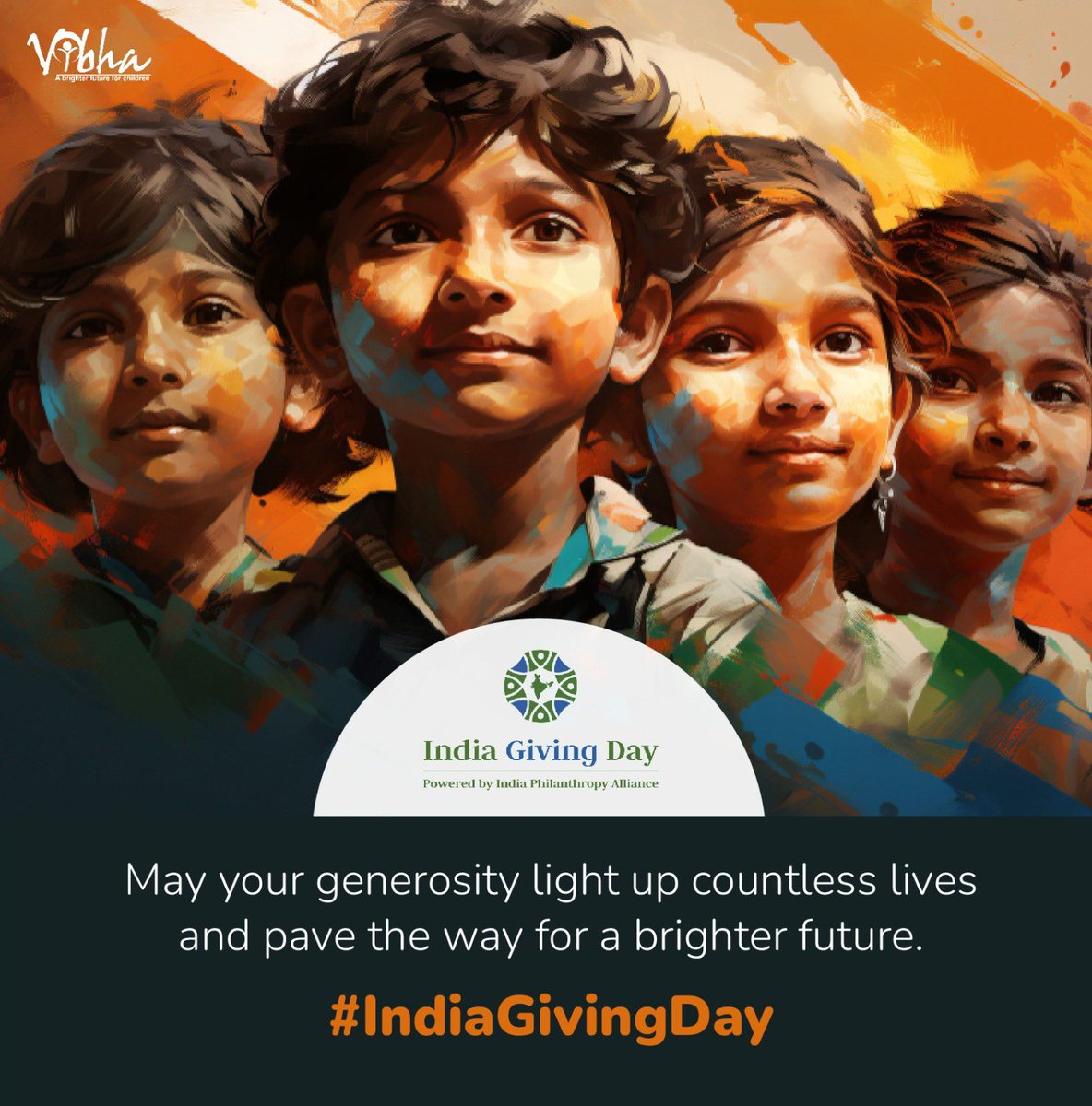 Empower dreams with your generosity! 🌟 On India Giving Day, let’s unite to make a positive impact. Every donation counts towards a brighter future for the children of India. Join us in spreading smiles and creating lasting change. 🇮🇳💖

👉🏼indiagivingday.org/organizations/…

#IndiaGivingDay
