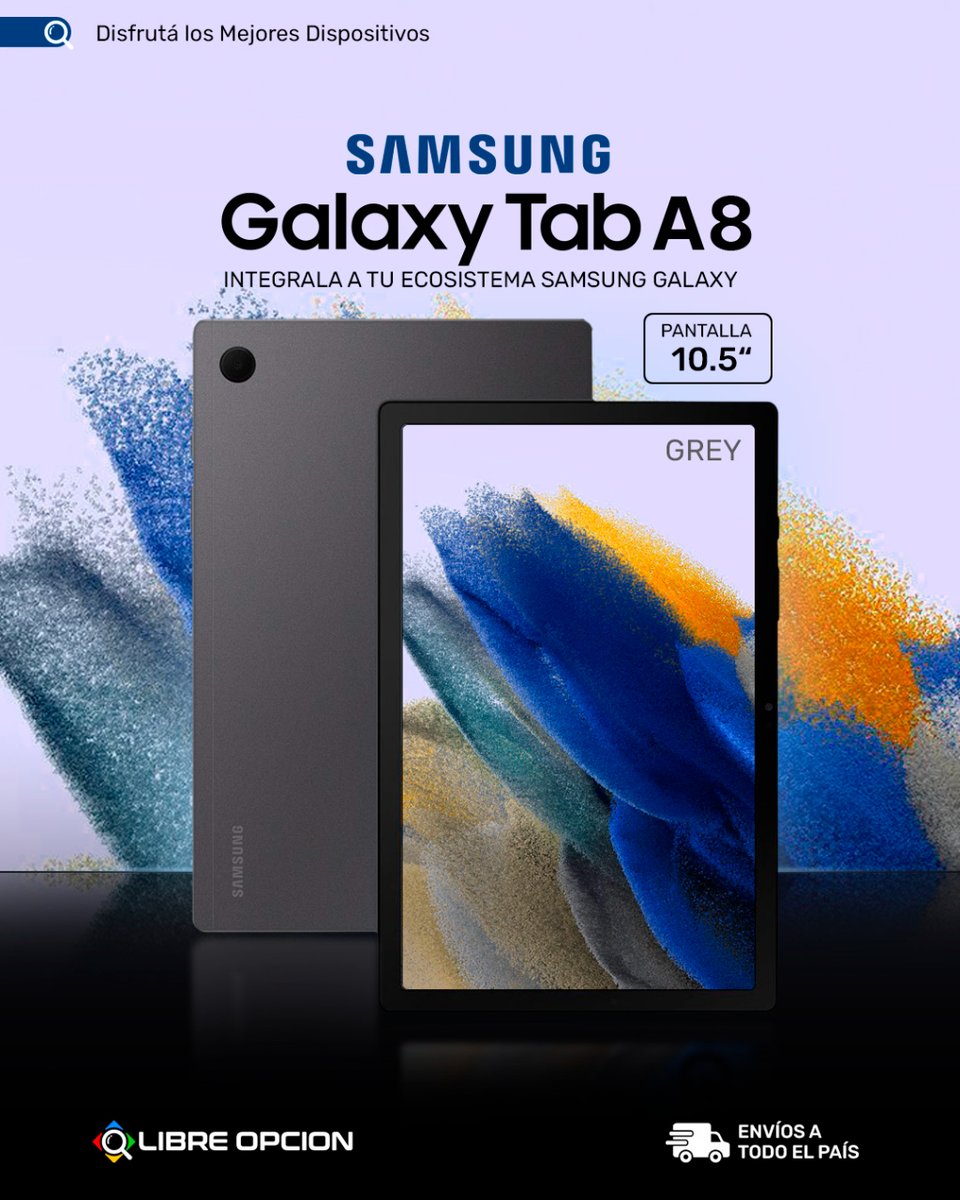 🌟 ¡Explorá un mundo de posibilidades con la Tablet Samsung Tab A8!

Amamos la Tecnología ❤️

#samsung #tablet