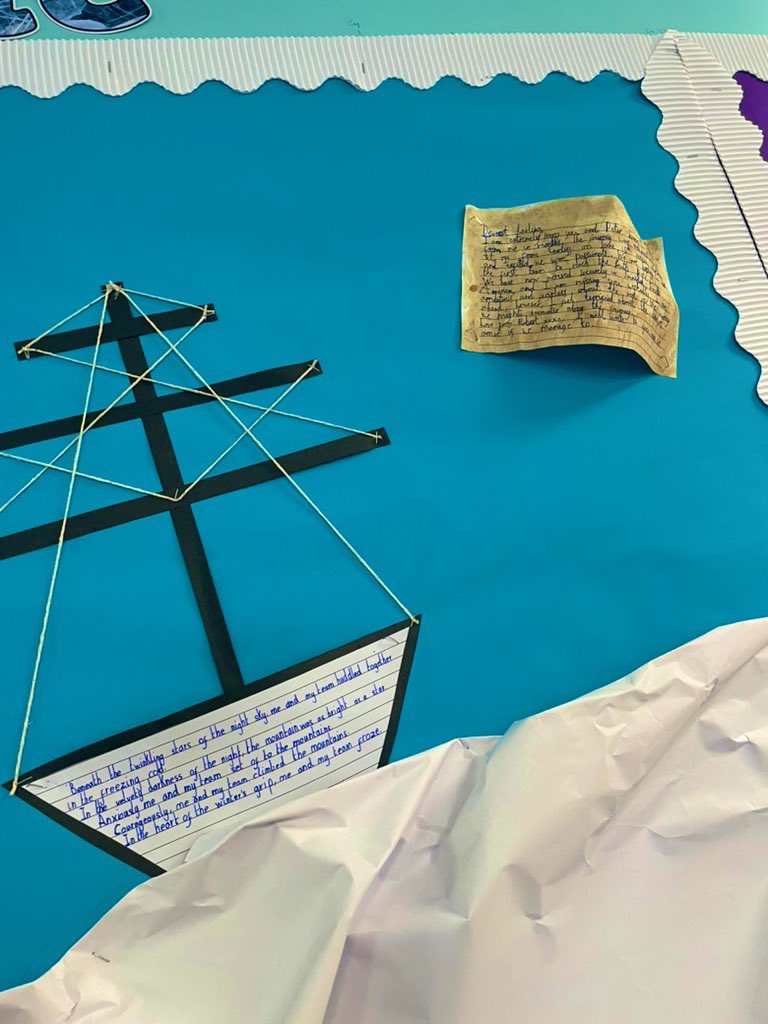PentrebanePrm's tweet photo. โด๏ธ ๐ด๓ ง๓ ข๓ ท๓ ฌ๓ ณ๓ ฟ โ๏ธ Tanzanite class would like to show off some of the amazing letters we have written as Robert Falcon Scott, our setting descriptions of Antarctica and our porthole textured landscapesโ๏ธ๐ด๓ ง๓ ข๓ ท๓ ฌ๓ ณ๓ ฟโด๏ธ#TheRaceToTheSouthPole #PPSLLC https://t.co/3J9zcXUPR9