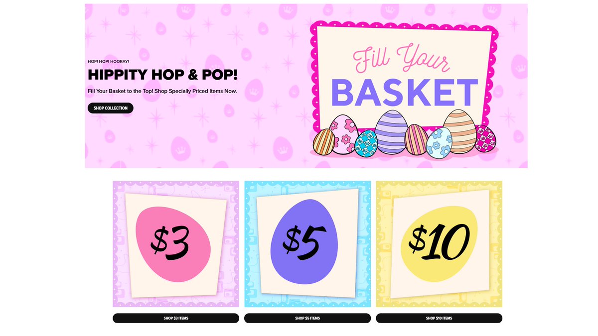 Funko's 'Fill Your Basket' sale is now live for Loyalty Members. Sign in to see $3,$5, and $10 Funko deals! #Funko #Sale #ad

► fph.news/FillYourBasket

#Funkopop #pop #popvinyl #Easter #funkopophunters #funkosale #toys #collectibles