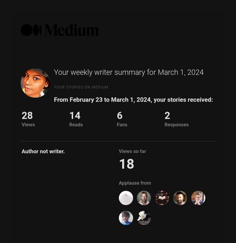 Yay! I love my Feb Medium stats🤩🤯 #bloggers #Blogs #amwriting #WritingCommunity