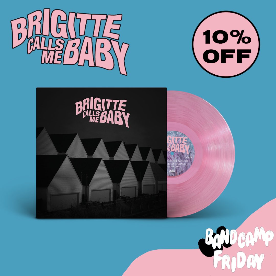 Today is Bandcamp Friday! @Bandcamp is waiving their fees to support the independent music community. Pick up our vinyl at brigittecallsmebaby.bandcamp.com/album/this-hou…