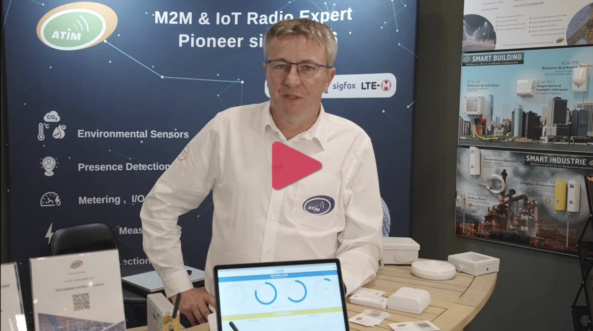 📽 𝙋𝙄𝙏𝘾𝙃' 𝙈𝙄𝙉𝙐𝙏𝙀
Découvrez en 2 min' l'innovation de <a href="/ATIMRadio/">ATIM Radiocommunication</a> : l'e-Green Sensor, le capteur #IoT de courant autonome ! 🍃 

🎙 Avec Stéphane Pouillot, Directeur commercial #ATIM, à l'occasion du #SIDO2023 à Lyon 🚀 🤖 

📺 sido.webtv.live/sido-lyon-sais…

#capteurs #M2M