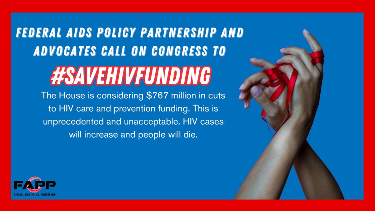 TAKE ACTION TODAY: Federal funding in #HIV programs has provided access to prevention and treatment for millions of individuals. Help us #SaveHIVFunding by urging Congress to sustain robust funding in critical HIV programs: bit.ly/3SIpdiI