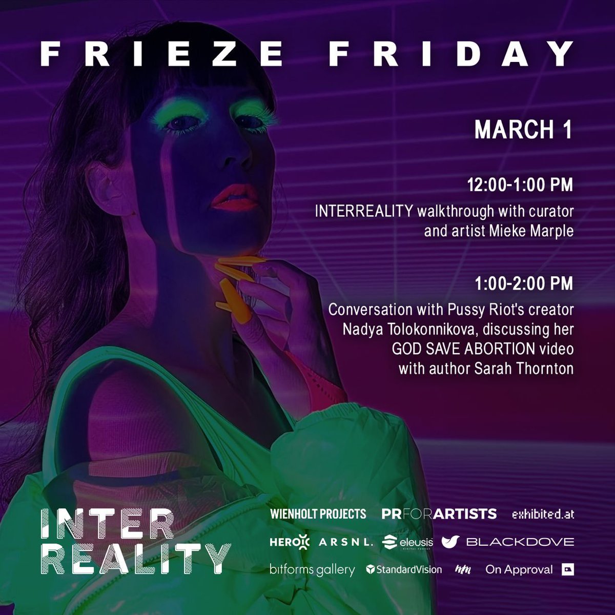 Looking forward to interviewing Nadya from Pussy Riot on Friday in LA. 

#pussyriot #bodyautonomy #prochoice #womenempowerment #prochoiceisprolife