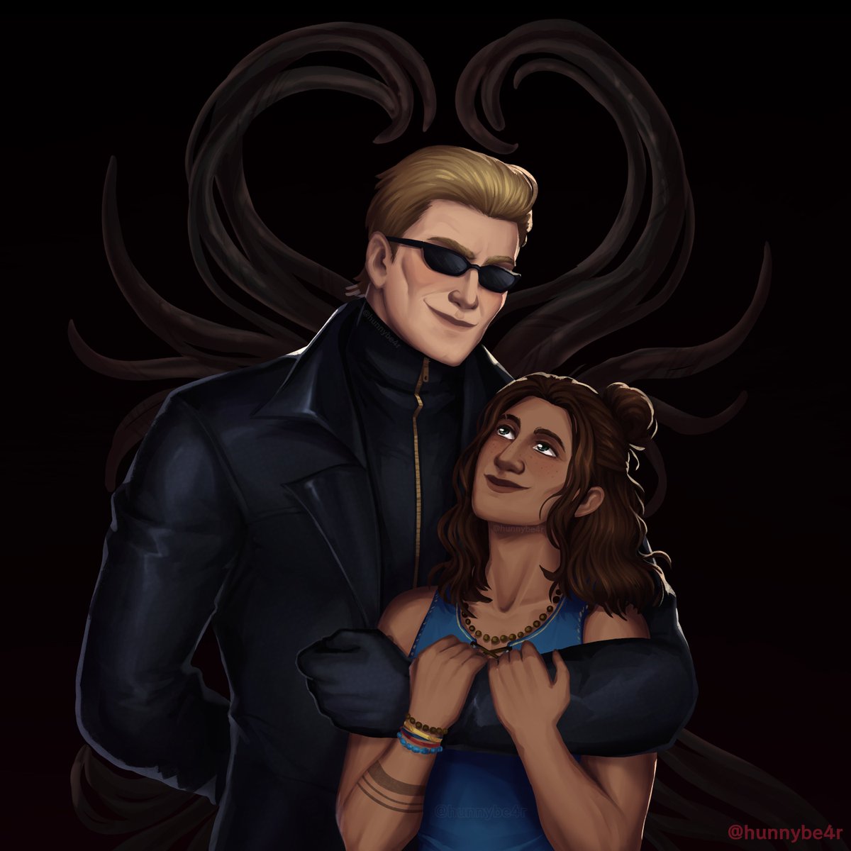 Renato & Wesker requested by a secret person 🕵️‍♂️💰 #dbd #deadbydaylight #dbdfanart #residentevil