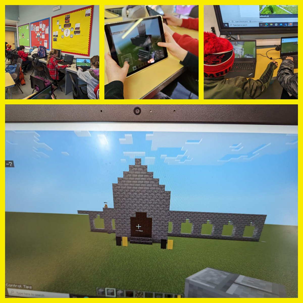 Dosbarth 6E wedi mwynhau ailgreu Eglwys Gadeiriol Tyddewi hefyd! 🏴󠁧󠁢󠁷󠁬󠁳󠁿⛪️💻

#DyddGwylDewi #CymhwyseddDigidol