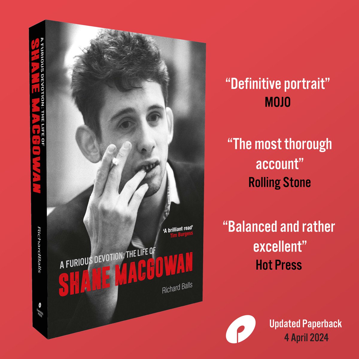 A fully updated paperback edition of @RichardBalls' highly acclaimed biography of Shane MacGowan is coming in April Pre-order link below 👇