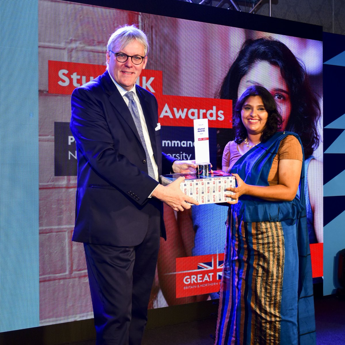 The winner for the Social Action Award is Poornima Meegammana, graduate of Northumbria University.

Founder of Nextgen Girls in Technology (Nextgen), Poornima was awarded Forbes 30 under 30 in 2022.  Congratulations!

#StudyUK #UKAlumniAwards