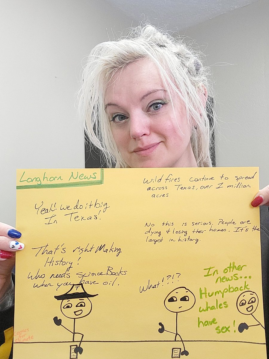 ComicsClimate's tweet image. Comic #ComicsForClimate #FridaysForFuture #Texas #wildfire #climate #Science #ListenToScience #devastating #HumpbackWhale