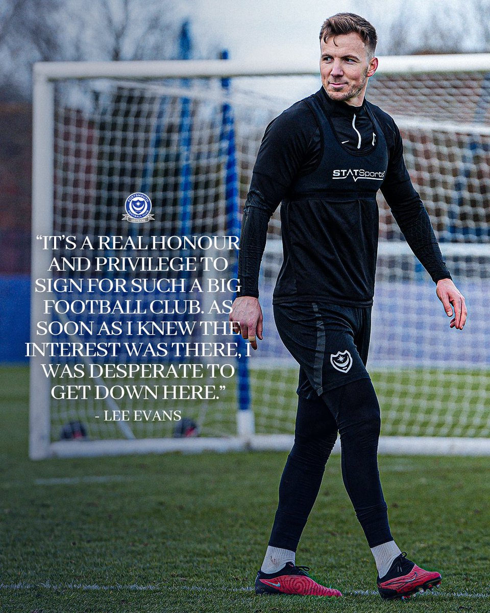 💬 The first thoughts of our newest recruit 🔵 @LeeEvans94 // #Pompey