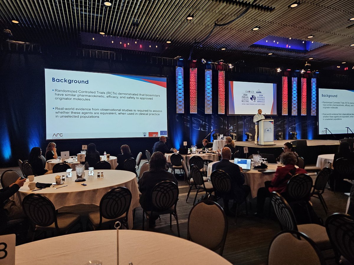 Wonderful presentations put on this morning by <a href="/Arthritis_ARC/">Arthritis Research Canada</a> #ACM24