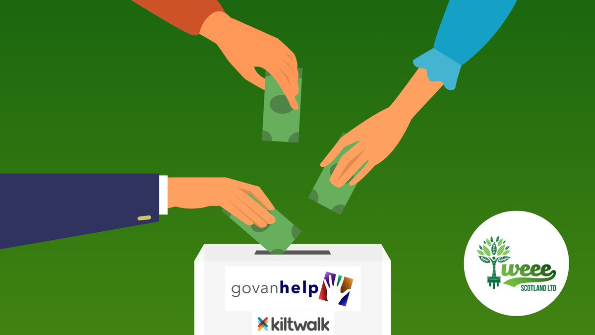 At WEEE Scotland we're committed to making a positive impact in our local community. In support of this we are taking part in the #Kiltwalk, an epic 23 mile walk from Glasgow to Balloch. 

Please show your support and help us raise funds for @GovanHelp : bit.ly/kiltwalkjustgi…