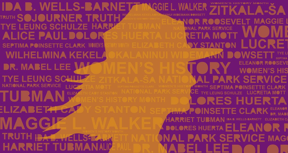 March is Women's History Month Learn about women in history through ranger talks at the museum every day at 2:15 pm or check out the Junior Ranger Women's History Month activity sheet available anytime all month. #stl #downtownstl #nps #findyourpark #womenshistorymonth