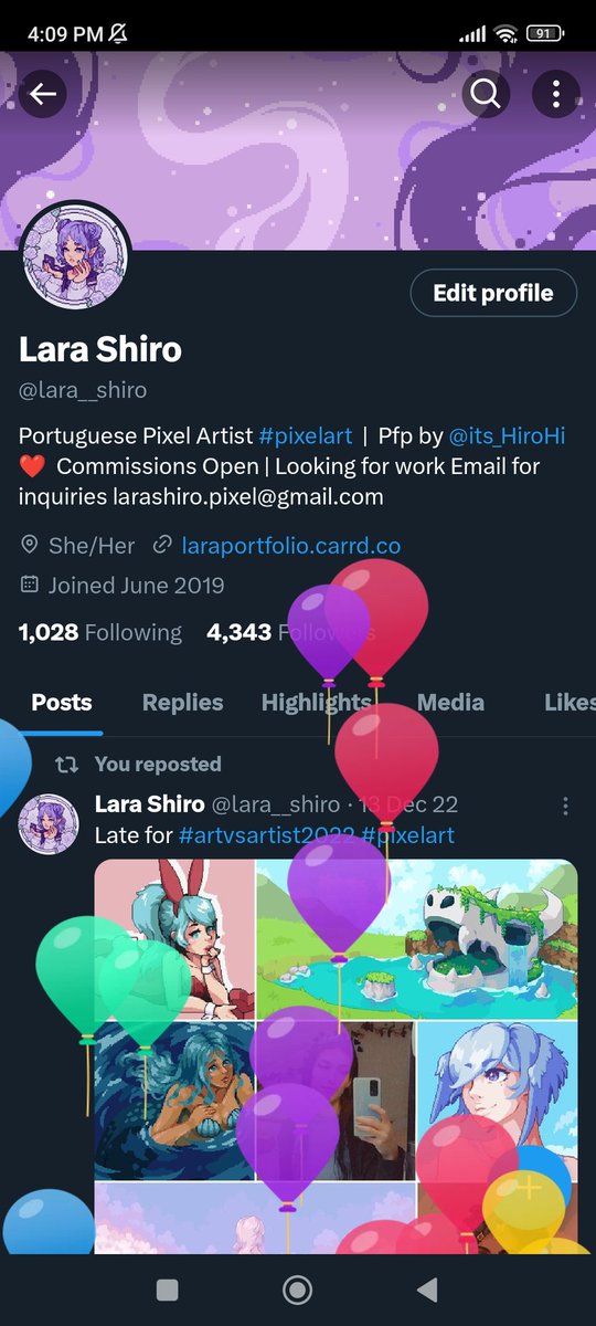lara__shiro's tweet image. Bday girl 🩷