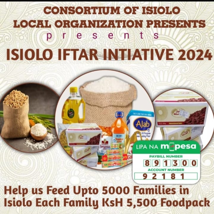 Ict011's tweet photo. Consortium of local organizations in Isiolo generously request for the support extending our hands to our needy families during this coming Holly month of RAMADHAN. The consortium gives us a space to extend our Sadaqaat. Nothing is too small for the rewards during this month. https://t.co/NOkAz3BWFc