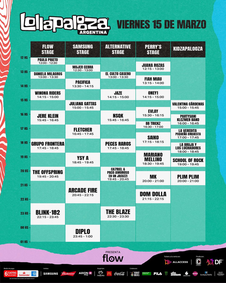 VIERNES 15/03
13:00 HS
ALTERNATIVE STAGE

<a href="/elcultocasero/">El Culto Casero</a> x <a href="/lollapaloozaar/">Lollapalooza Argentina</a> 

👁️‍🗨️