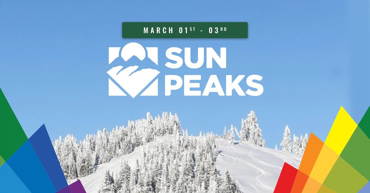 Réservez les dates de Peak Pride à Sun Peaks! Glissez dans un week-end de divertissement du 1er au 3 mars 2024. ow.ly/F4J050QJTxm (Anglais seulement)