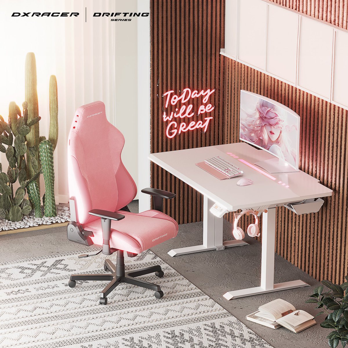 DXRacer's tweet photo. 💖 Dive into Pink Paradise with DXRacer Drifting Series! 🌸 Experience gaming like never before in the ultimate pink throne. Elevate your style and comfort! 🎀🎮 #DXRacer #PinkChair #GamingInStyle https://t.co/Vmb74DaH5b