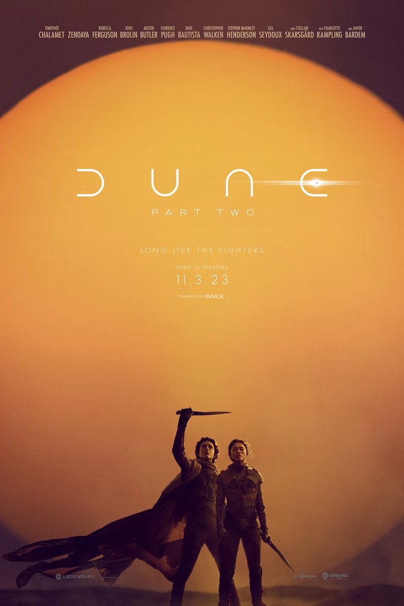 #OneMoviePerDay #movie897 #DunePart2 is a masterpiece which takes us into the world built by #DenisVilleneuve. Mind blowing visuals, stellar cast and production, soul filling music, editing and lighting to give you an immersive experience. Must watch in theatres. @wbpictures
