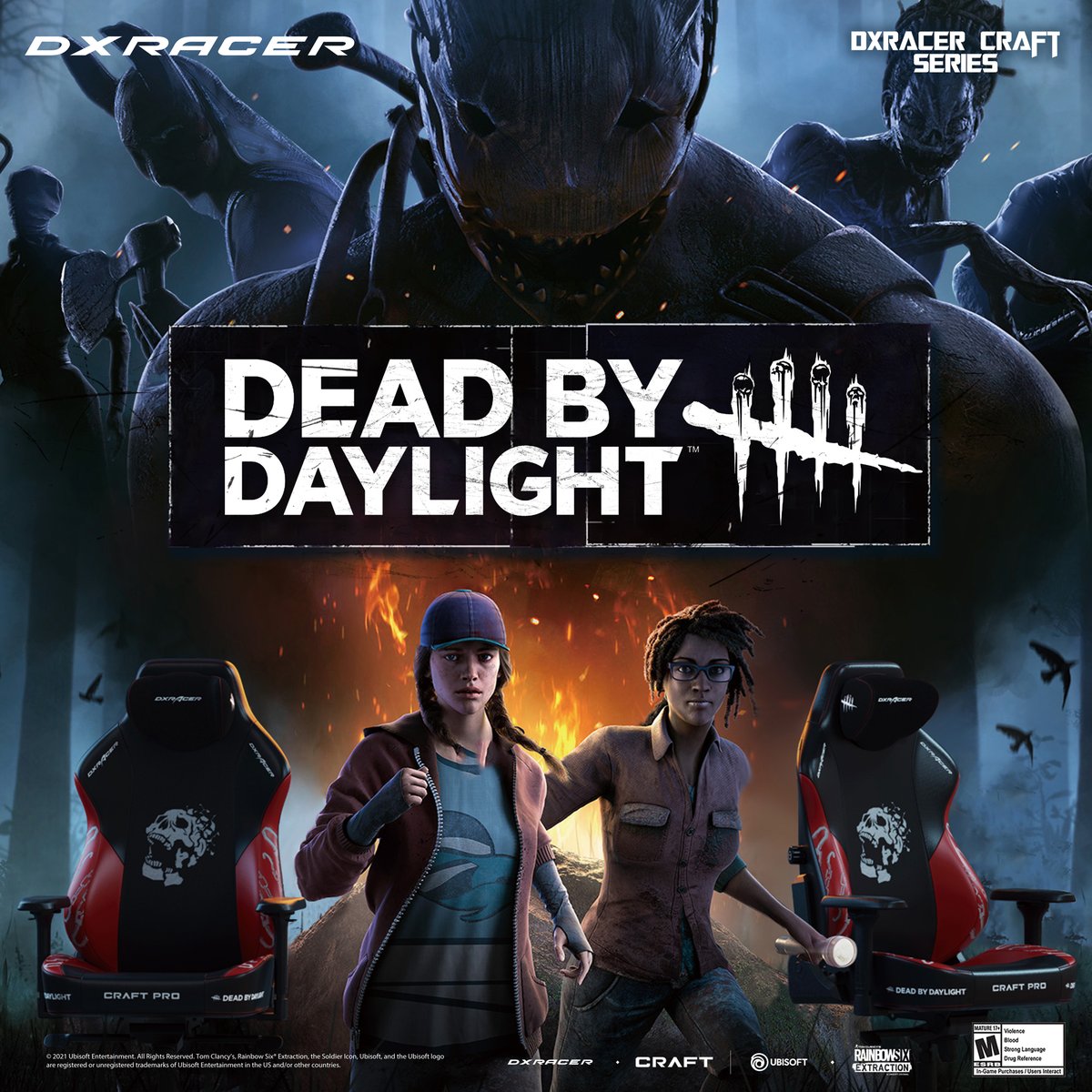 🔪 Immerse Yourself in Horror Gaming! 🎮 Elevate your Dead by Daylight experience with the exclusive DXRacer edition. Unmatched comfort for intense gaming sessions. 💀🪑 #DXRacer #DeadByDaylightEdition #GamingChair