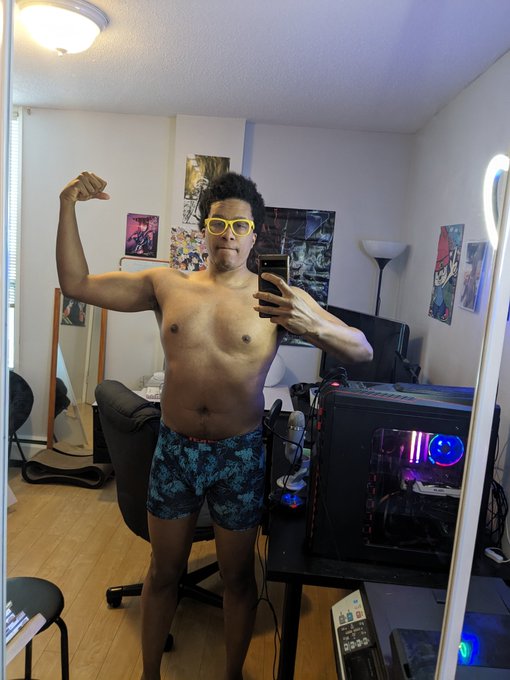 Workout progress pix   Current weight 200.5lbs https://t.co/d3UneF2862