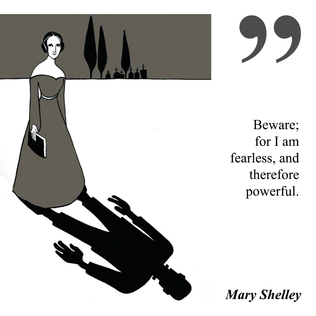 #InspiringArtist: #MaryShelley was an English writer, best known for her Gothic novel #Frankenstein. Today she is seen as one of the greatest English woman writers to have ever lived, and Frankenstein is an icon of #literature. #ArtEd #ArtHistory #WomenArtists