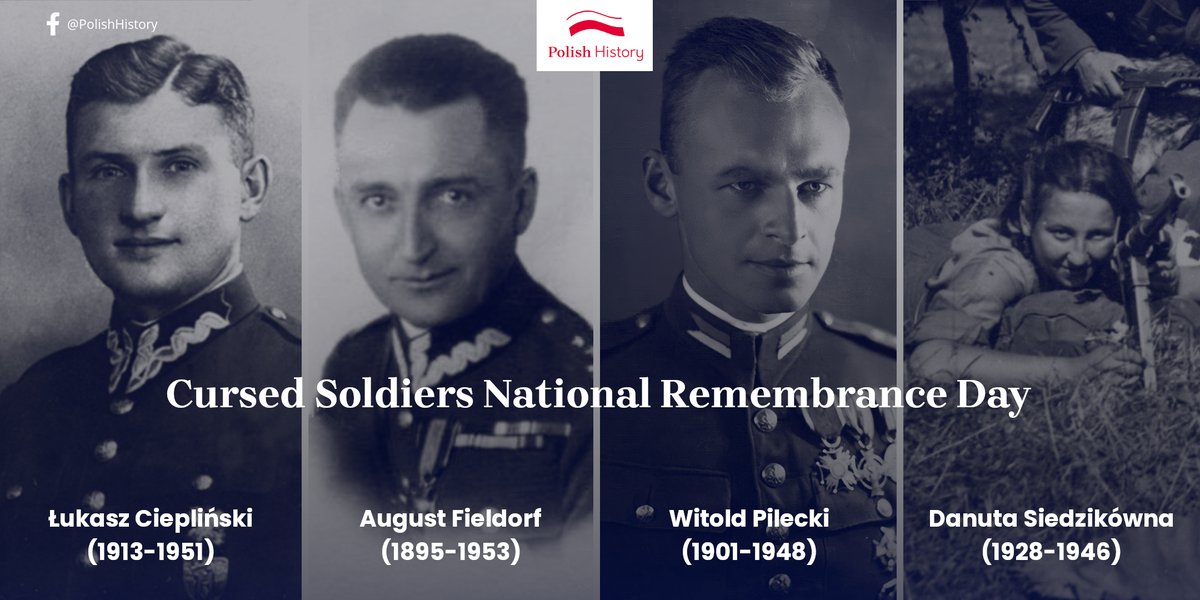🇵🇱🇵🇱🇵🇱 On 1 March each year, we commemorate all those who refused to accept the Soviet enslavement of Poland after 1945.

While Western Europe was rejoicing in freedom and the end of the Second World War, Poland and its neighbours were beginning to face communist tyranny.