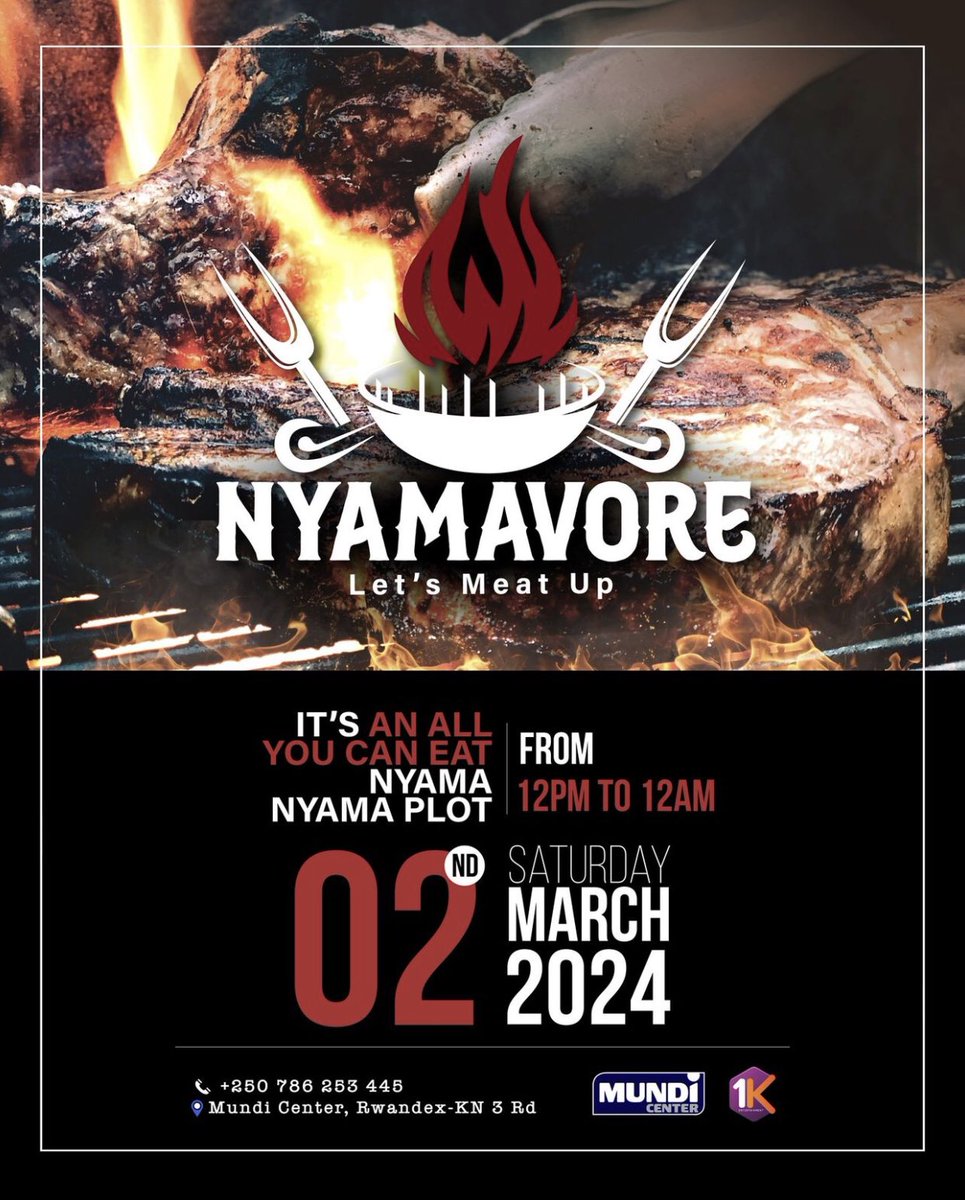 incutifoods's tweet photo. Incuti Let’s Meat at Mundi Center Tomorrow and Eat🍗🌶️🔥
It’s all about Friends - Meat - Fun and Flavors

Its tomorrow on 2nd/March/2024 at @mundi_center

Don’t Miss🍗🌶️🔥🔥🔥 https://t.co/IidIeiTL7V