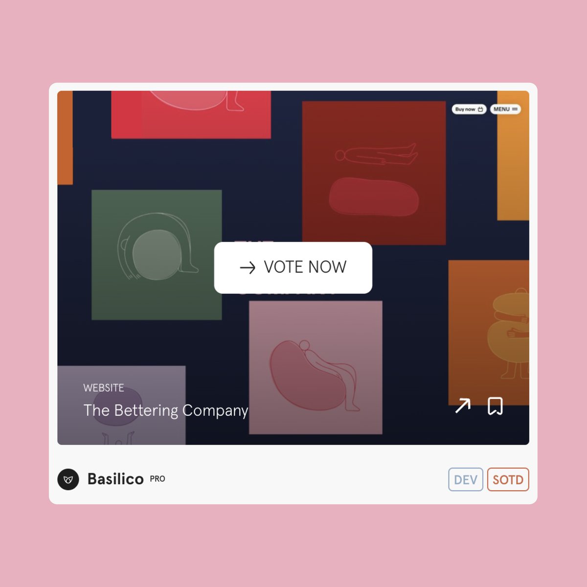 Guess who's running for #SiteOfTheMonth on @awwwards?
Spread ur love for The Bettering Company 🫶❤️‍🔥
→ lnkd.in/gv9wwMm
