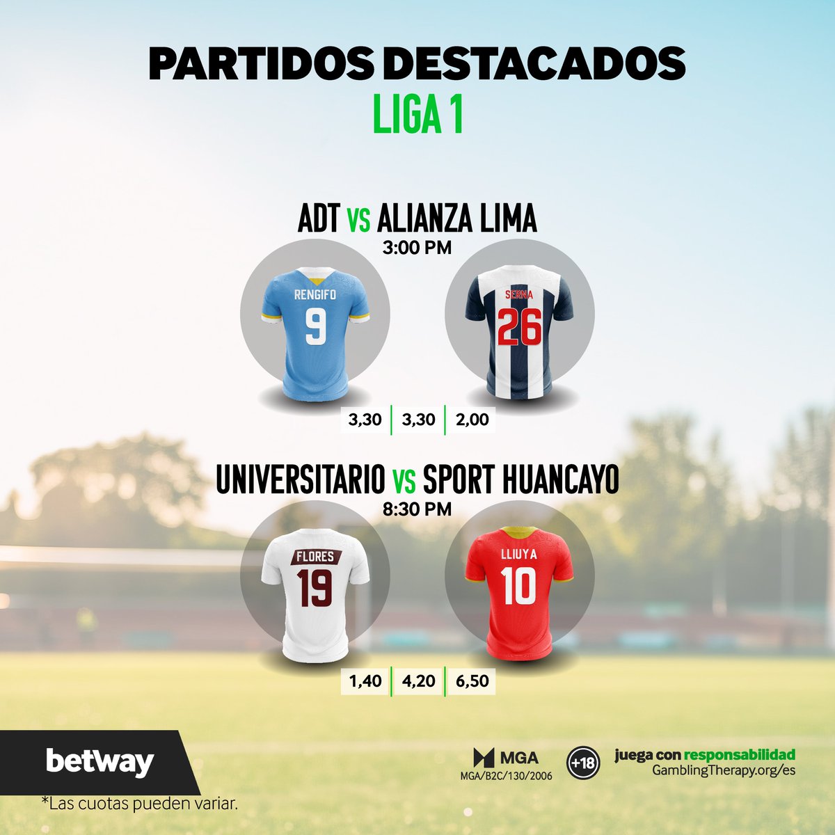 Betway Perú tweet media