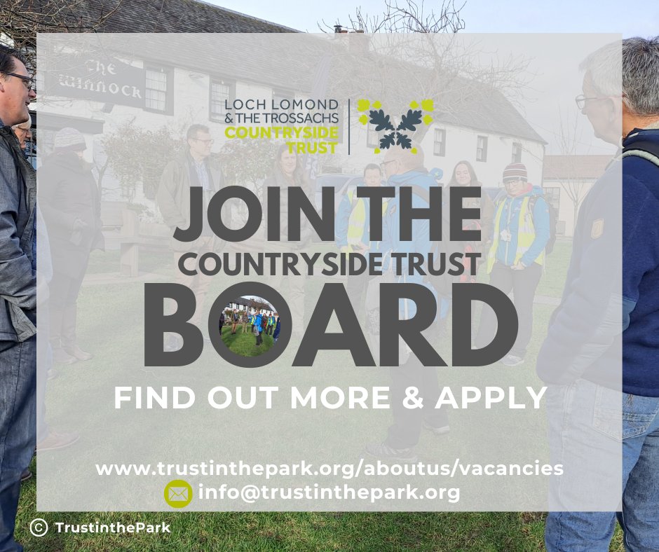 🌳Do you have a passion + commitment to help create connections in nature, with nature & to each other? It's an exciting time to join our Board🙏tinyurl.com/mvrkw996 #naturerestoration #healthandwellbeing #activetravel #communityempowerment