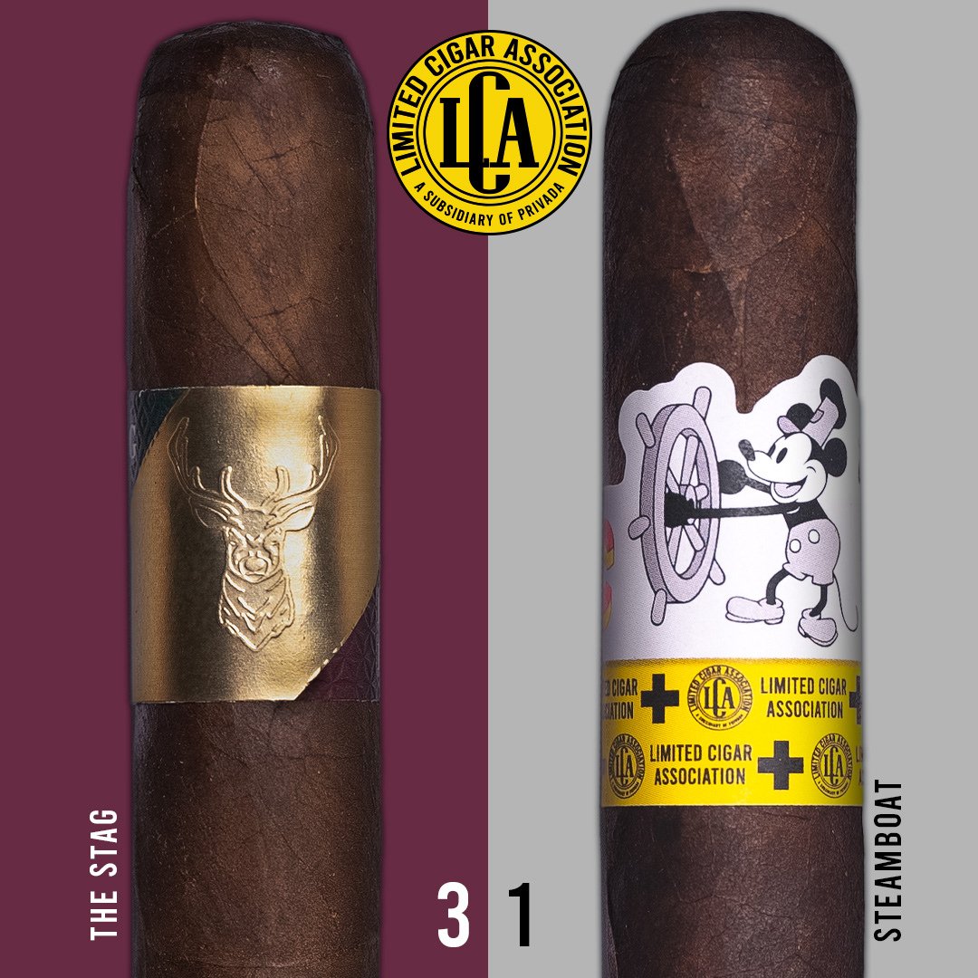 Available Now.
March 1st LCA cigar drop. The Stag 2024 and Steamboat. Very limited stock available.
cigarmerchant.com/brands/limited…
#limitedcigarassociation
#lcacigars
#privadacigarclub
#privadacigars