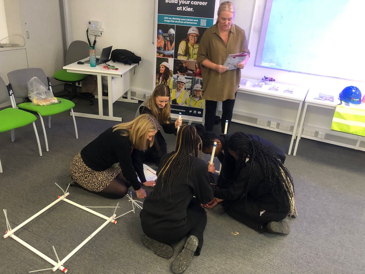 What a day - we’ve been at @WeAre_LCB for our Constructing Careers workshop with @kiergroup @Watsonbatty and @Quodplanning 🛠️ With an intro to #townplanning #architecture #construction and #plumbing young people got a taste of all kinds of property careers!